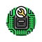 circuit board repair electronics color icon vector illustration