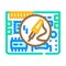 circuit board repair electronics color icon vector illustration