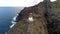 Circular aerial of Makapuu Lighthouse