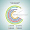 Circular Arrow Progress Chart Infographic