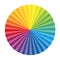 Circular Color Gradient Chart Fan