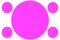 Circular Colored Banners - Pink Circles. Can be used for Illustration purpose, background, website, businesses, presentations,