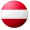 Circular country flag icon illustration  / Austria