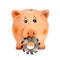 Circular cutter and piggy bank