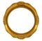 Circular golden frame