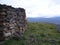 Circular house, partial view, Kuelap, Luya, Amazonas, Peru, South America