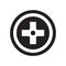 circular intersection sign icon. Trendy circular intersection si