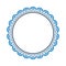 Circular lace mandala style