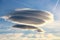 Circular lenticular clouds