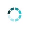 Circular loading vector icon