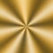 Circular metallic texture. Golden shiny background