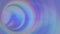 Circular movement within a rounded tube of delicate spectral colors.