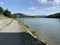 Circular recreational trail around the artificial accumulation lake Bajer, FuÅ¾ine - Gorski kotar, Croatia