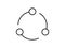 Circular recycle symbol vector