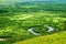 The circular river in the Arguna wetland