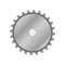 Circular saw metal flat icon. Vector blade icon saw tool cut.