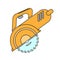 Circular saw simple icon From Working tools