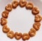 Circular shape made with heart shaped cookies