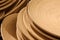 Circular, spiral, circular bamboo material texture material material, rich details of the circular food and other basins