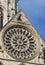 Circular stained glass rose window, York Minster