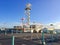 Circular stairs upwards at Brighton Pier resort