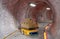 Circular subway tunnel with automatic machine working