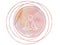 Circular Watercolor mandala meditation Symbol lotus