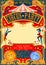 Circus 01 Invitation Vintage 2D