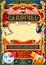 Circus Carnival Illustration vintage 2d vector