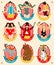 Circus collection. Vector illustration.