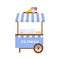 Circus ice cream cart