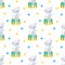 Circus poodles pattern