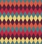 Circus seamless background. Color rhombus pattern.