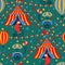 Circus seamless pattern