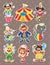 Circus stickers