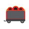 Circus wagon icon