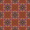 Cirles and crosses seamless pattern