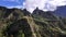 The Cirque of Cilaos on Reunion Island aerial view