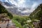 cirque de gavarnie with clouds