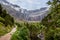 cirque de gavarnie landscape with waterfalls