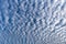 Cirrocumulus Cloud in blue sky on sunny peaceful day,Cloud Type