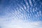 Cirrocumulus clouds over Eastfrisia