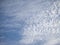 Cirrus-Cumulus clouds in a blue sky.