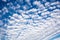 Cirrus Cumulus clouds over residential homes