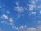 Cirrus, white clouds in the blue sky natural background beautiful nature environment