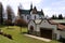 Cistercian abbey in a small town in Poland