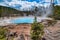 Cistern Spring Geyser in Yellowstone National Park