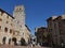 Cistern square in San Gimignano