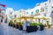 CISTERNINO, ITALY, JUNE 21, 2014: View of a small square in Cisternino, Italy....IMAGE