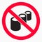 Cisterns ban icon